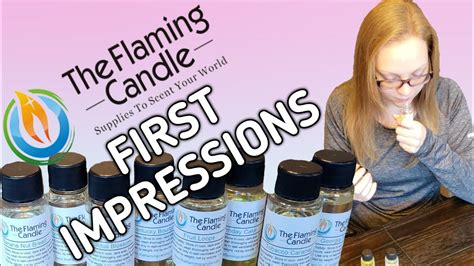 the flaming candle fragrance oil